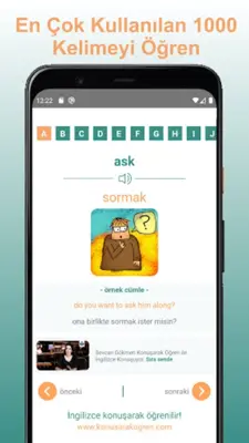 Wordmax İngilizce Kelimeler android App screenshot 6
